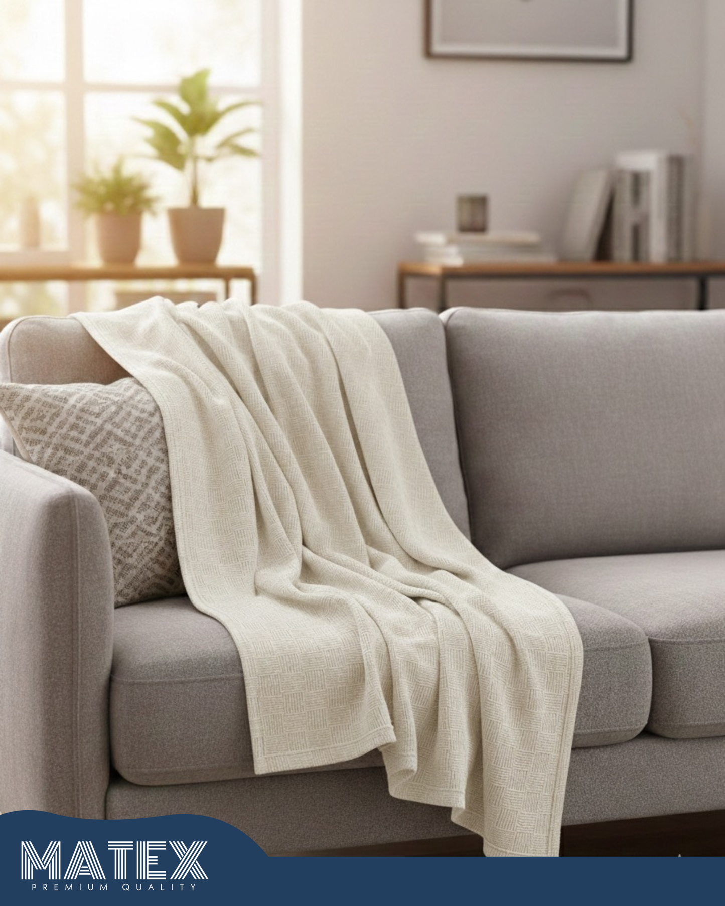 MATEX AirWeave™ 100% Cotton Piqué Blanket