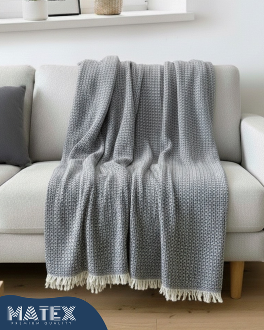 Maison Knit Throw – 100% Cotton