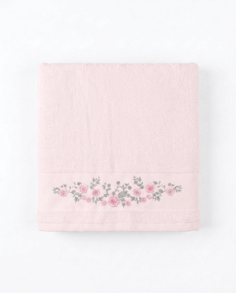 Roselle Embroidered Towels