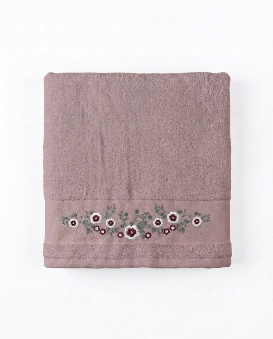 Roselle Embroidered Towels