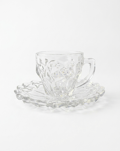 Crystal Mosaic Tea & Espresso Set (6 sets)