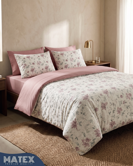 Double Size Dusty Blossom Bed Set (4pcs)