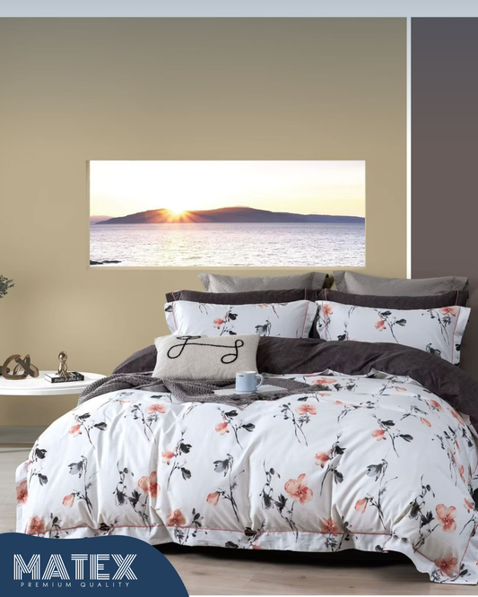 DramaticFlower Bed Set 100% Cotton 220TC