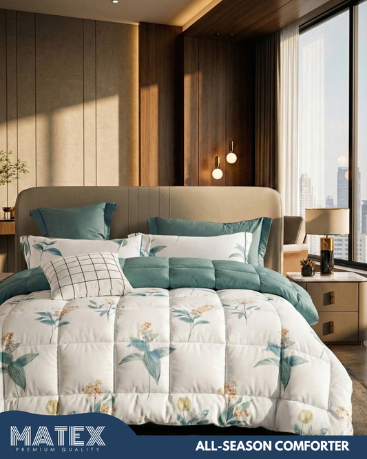 King Size FreshGarden Cotton All-Season Comforter Set