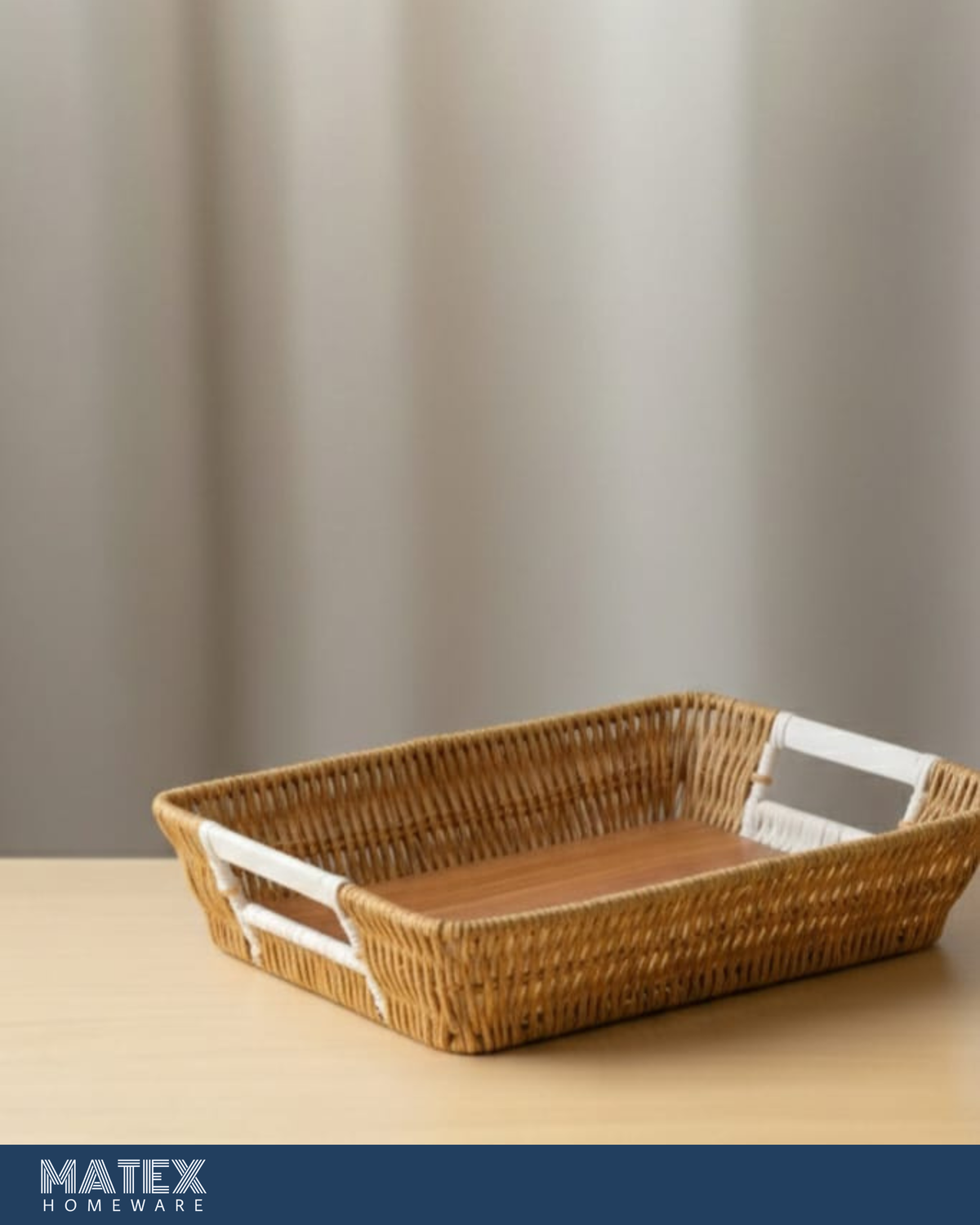 Woven Decor Rectangle Table Basket – MATEX HOME