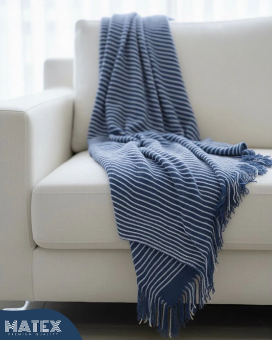 NordLine Cotton Throw Blanket