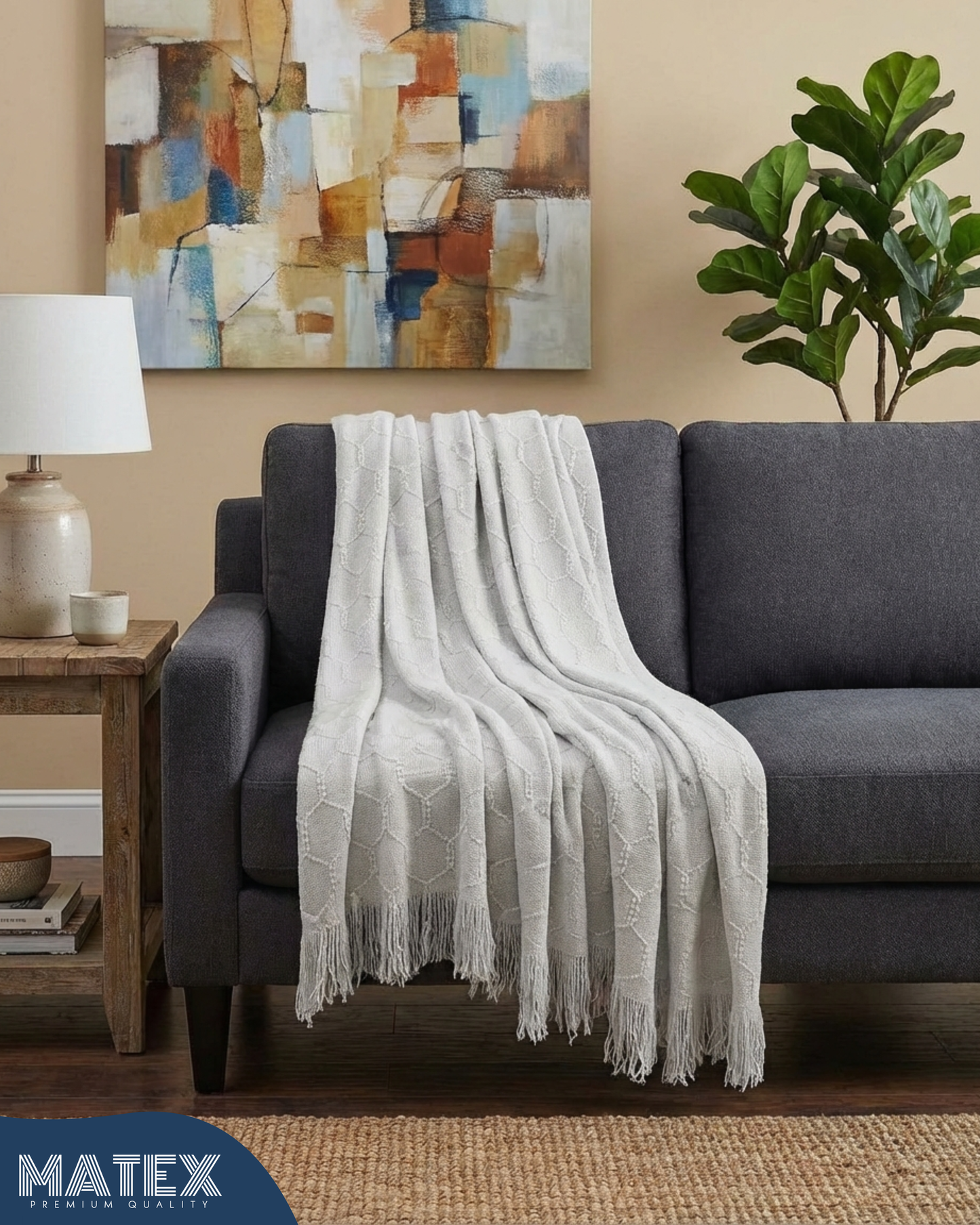 NordHex Cotton Throw Blanket