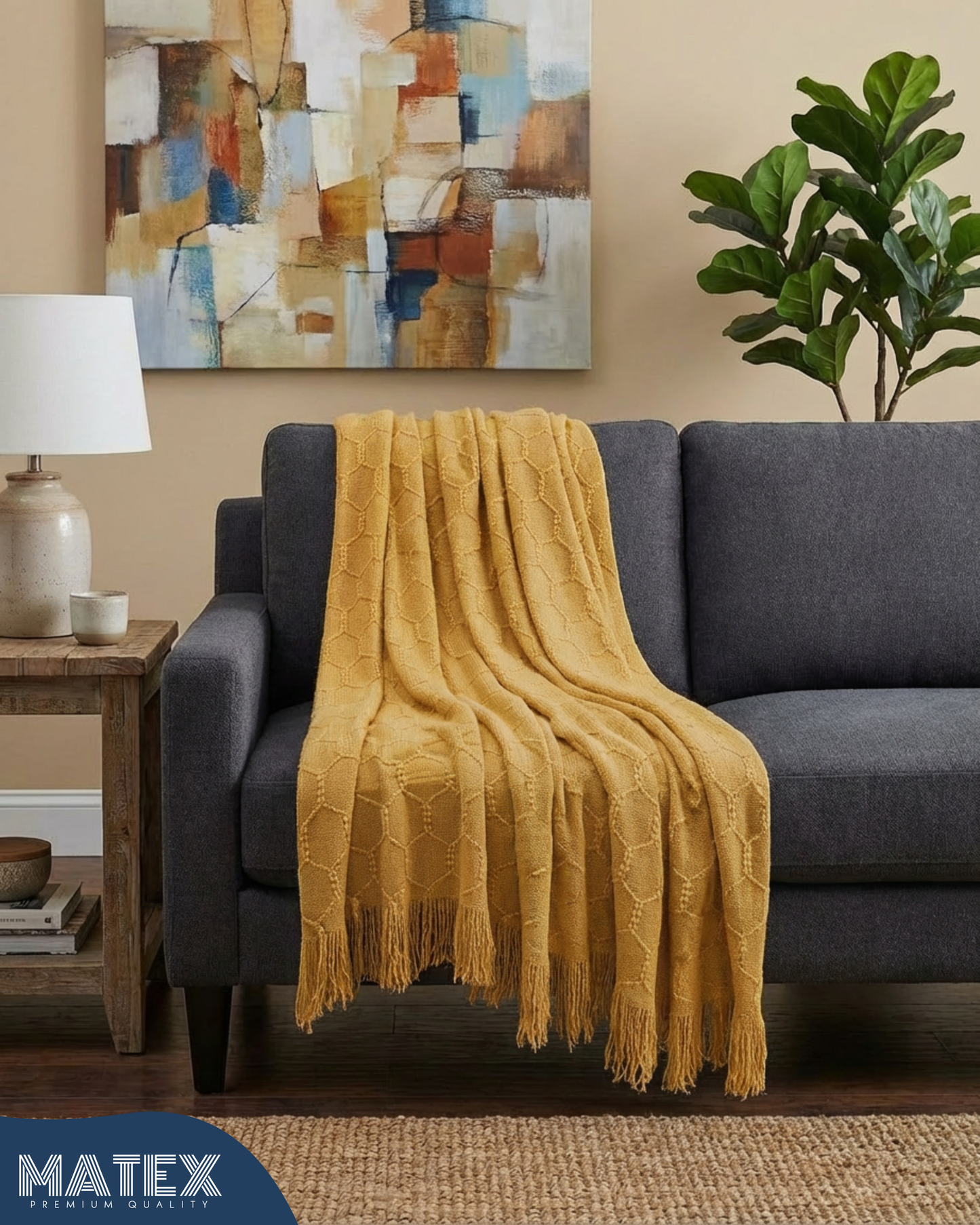 NordHex Cotton Throw Blanket