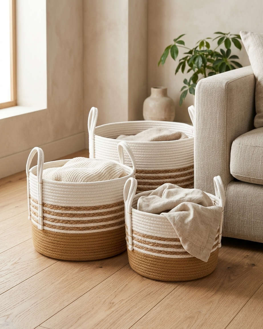 Storage Woven Decor Basket