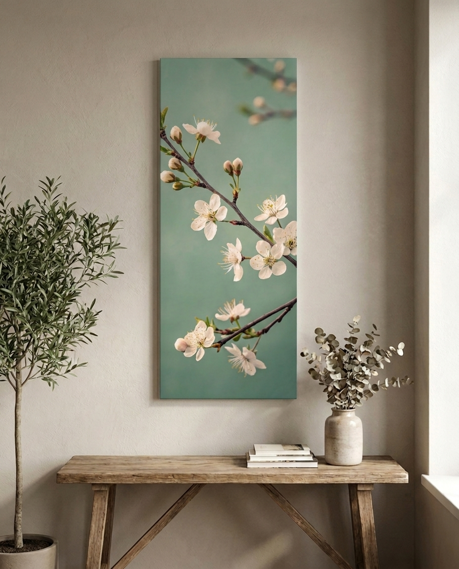 Sage Blossom — Panoramic Canvas