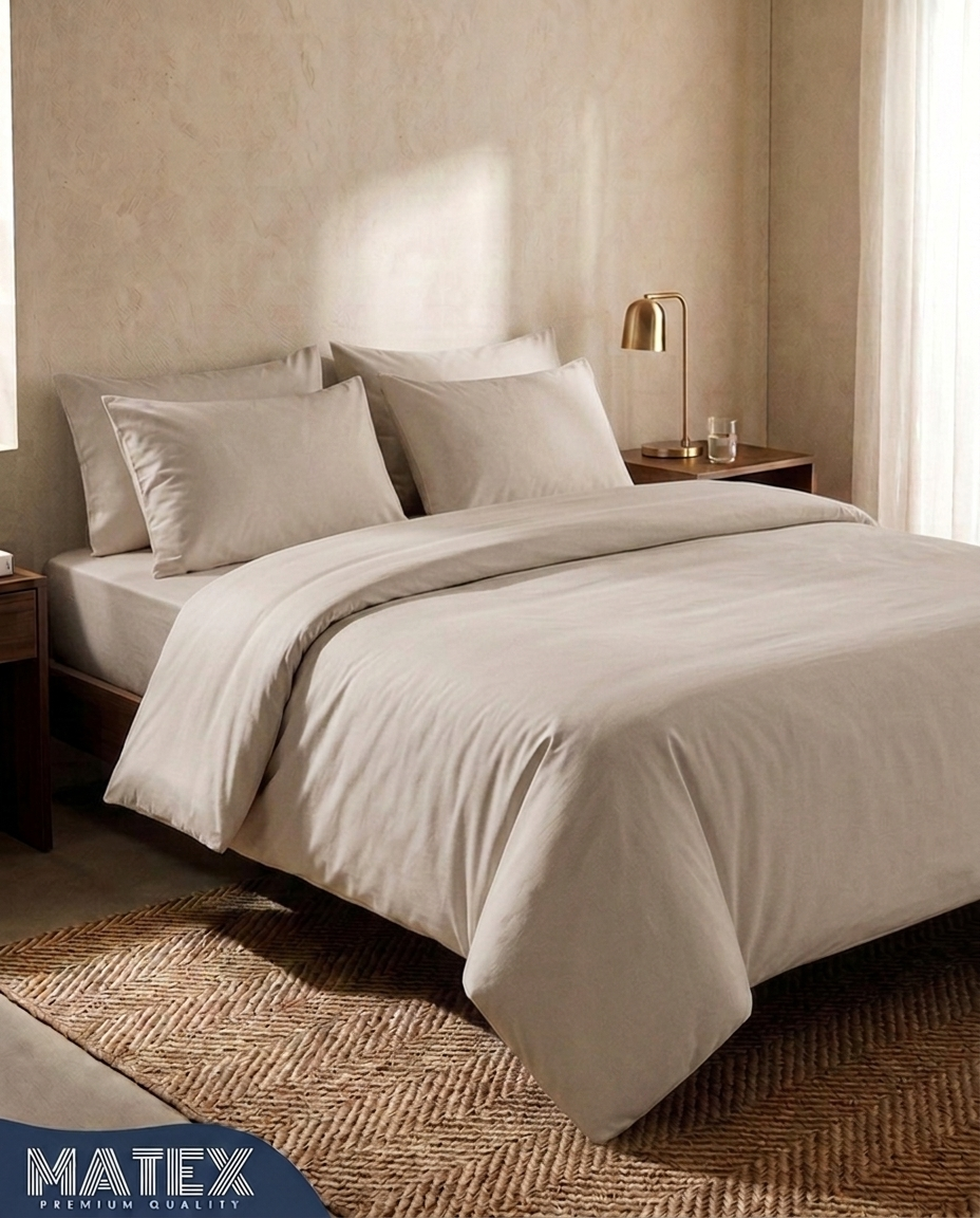 Exclusive Greige Essence SoftBlend Bed Set