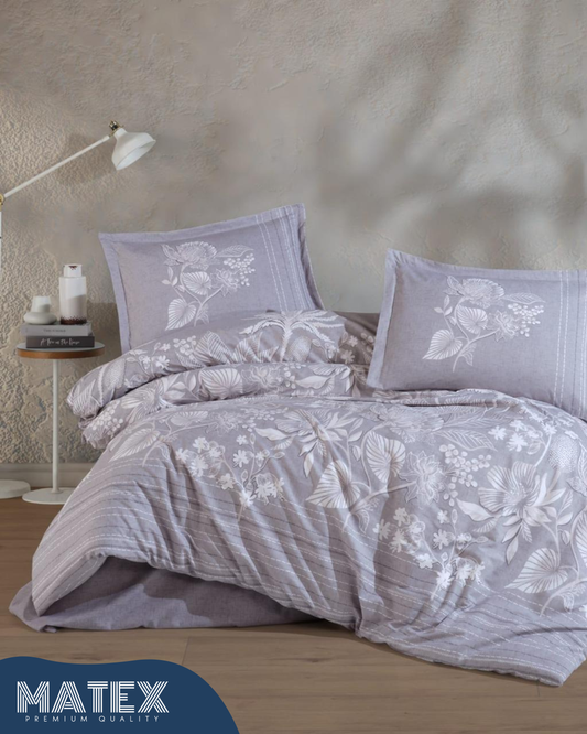 Double Size Ranforce Clasy Nera 100% Cotton Bed Set