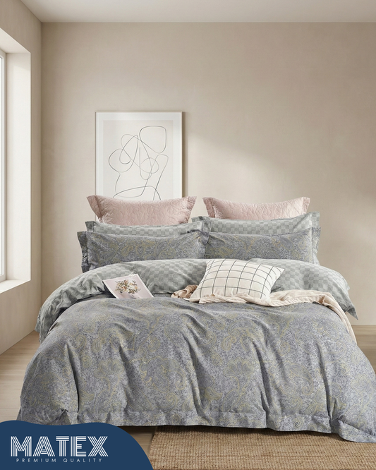 Asabella Italian Bed Set 100% Cotton 220TC