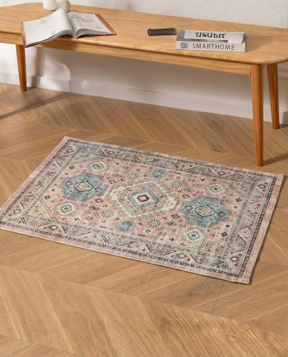 Anatolia Blush Vintage Rug 80x50cm