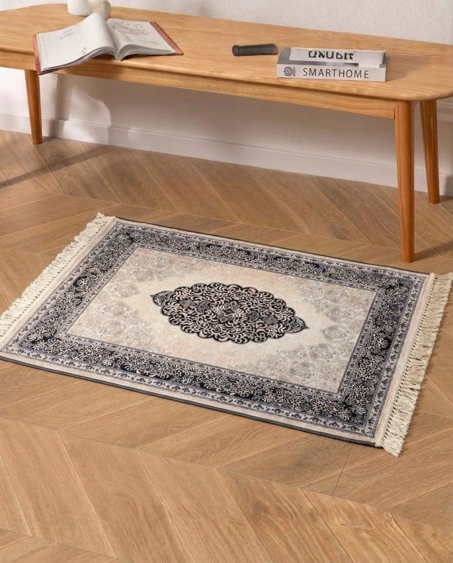 Imperial Noir Rug – 55×80 cm