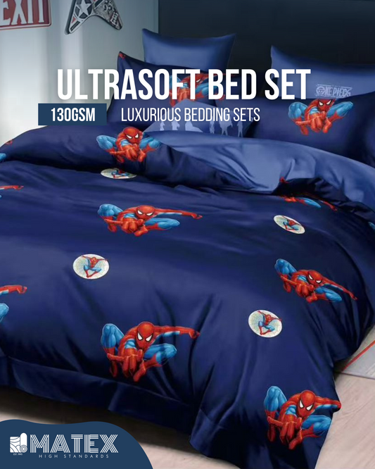 Single size Spidey Bed set 130 GSM (3 pcs)