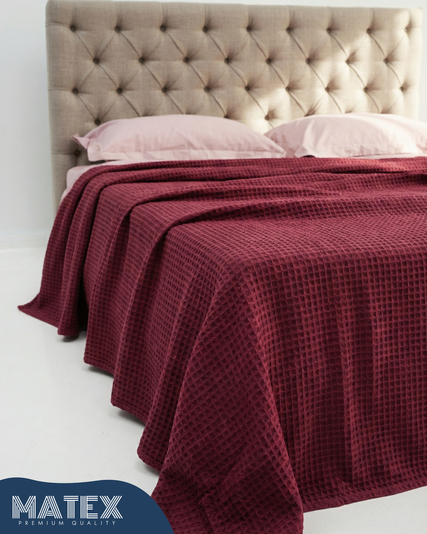 Waffle 100% Cotton Blanket