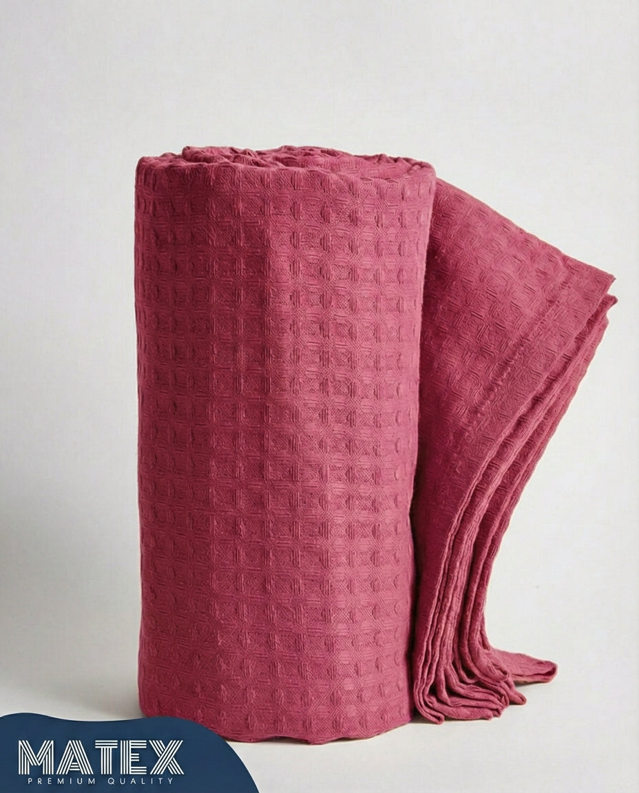 Waffle 100% Cotton Blanket