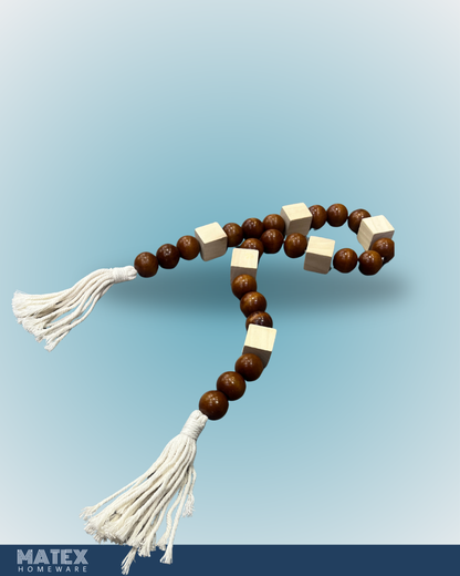 Wooden Bead Garland 90cm III