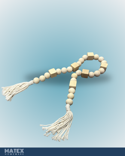 Wooden Bead Garland 90cm V