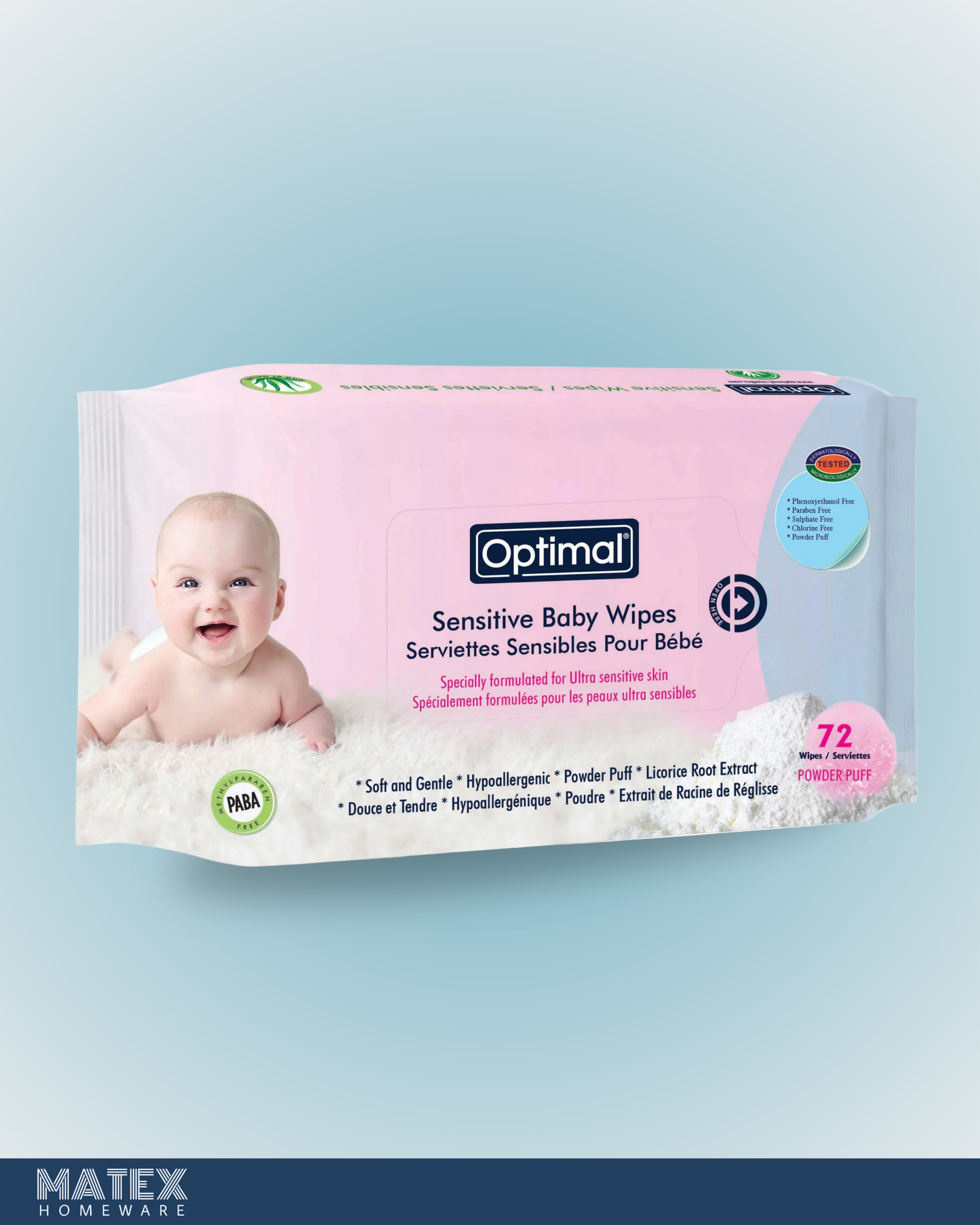 Optimal SENSITIVE BABY WIPES