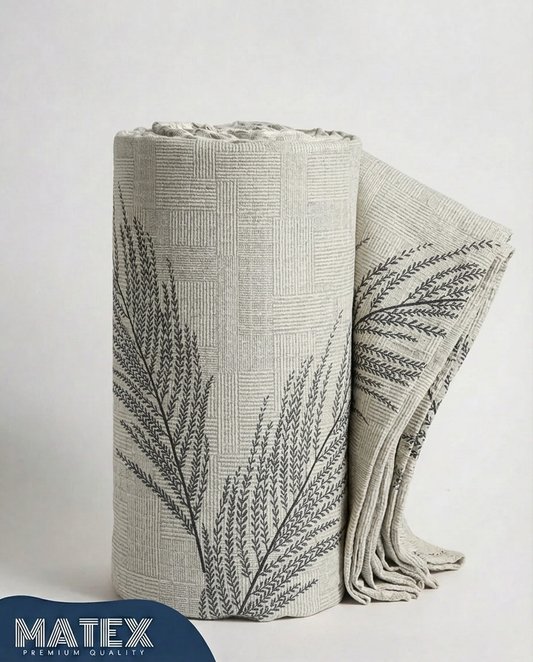 Willow Fern Cotton Piqué Blanket