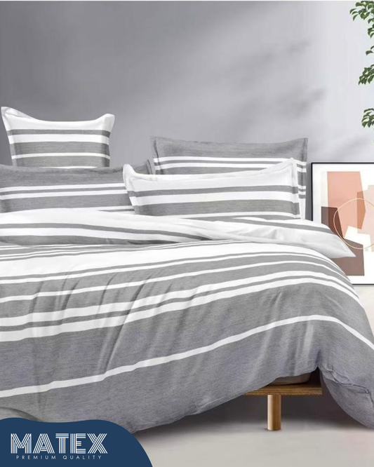 Single size Grey CozyBed Bed set 130 GSM (3 pcs)
