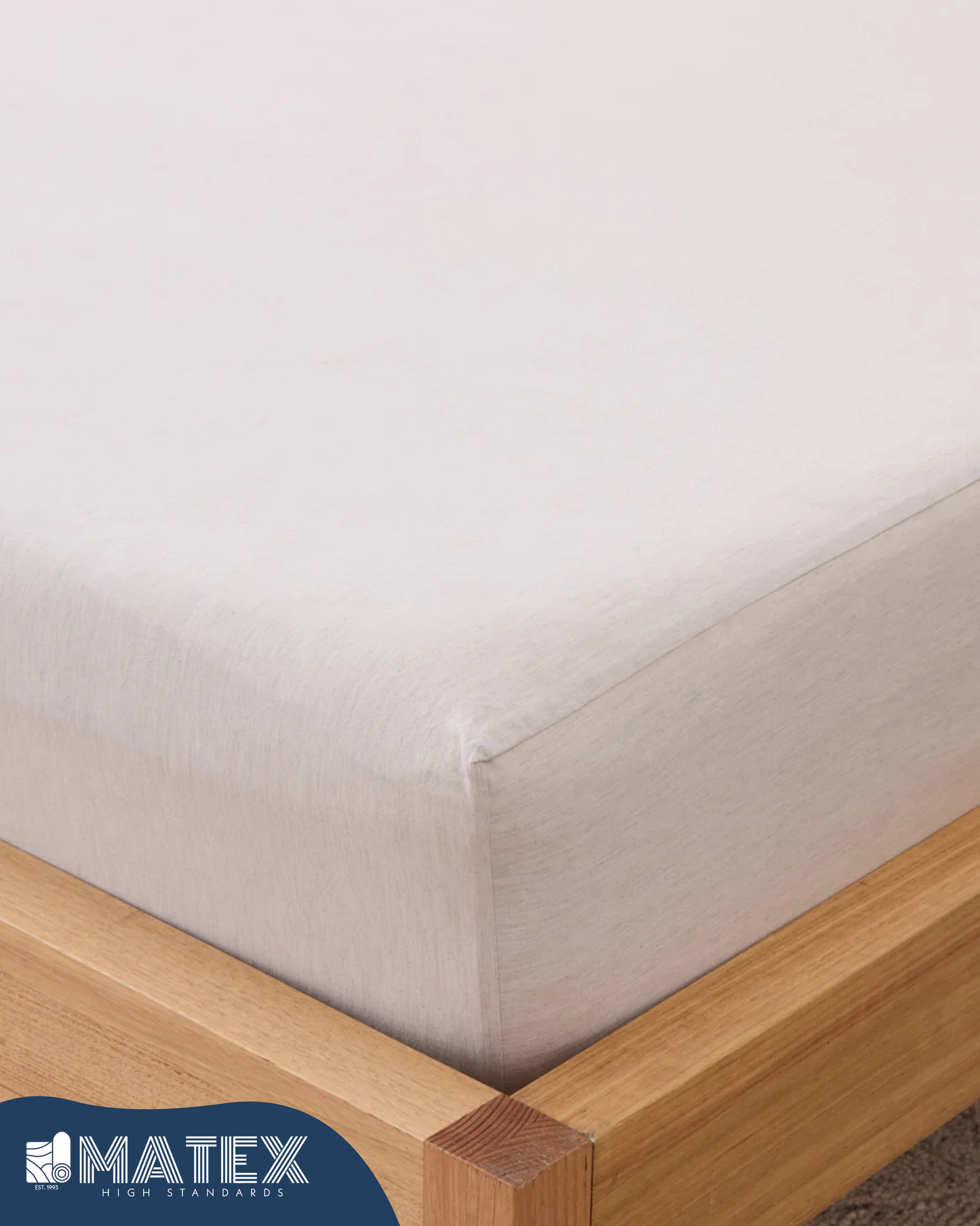 Oatmeal Greige Full Bed Set Cotton 180TC