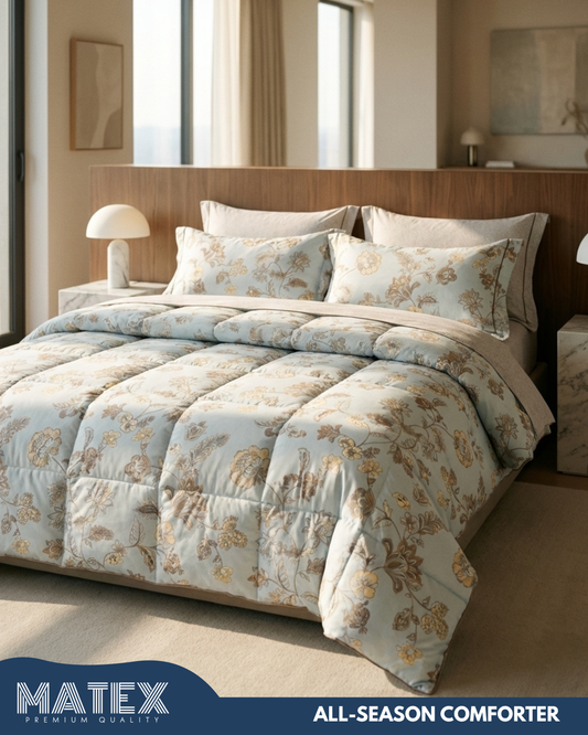 AutumnMint Cotton All-Season Comforter Set