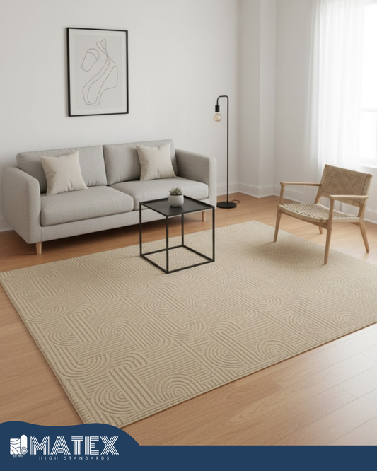 Decorative Boho Carpet - Beige 160x230 cm