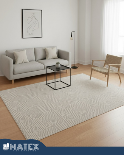 Decorative Boho Carpet - Ivory 160x230 cm