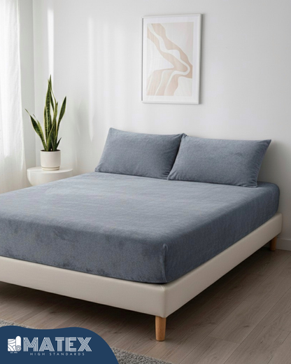 Winter Flannel Fitted Sheet Set