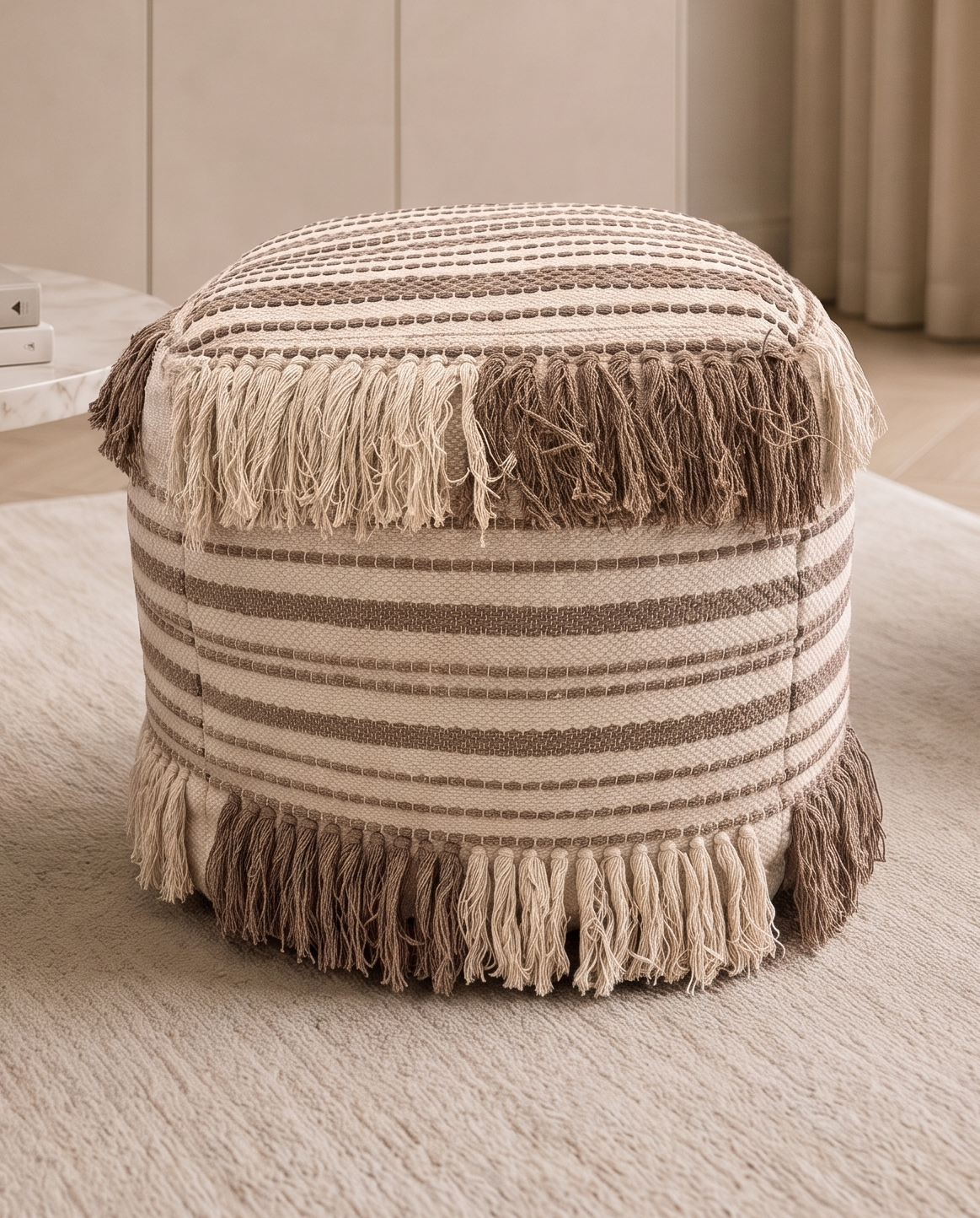 Nomad Fringe Pouf