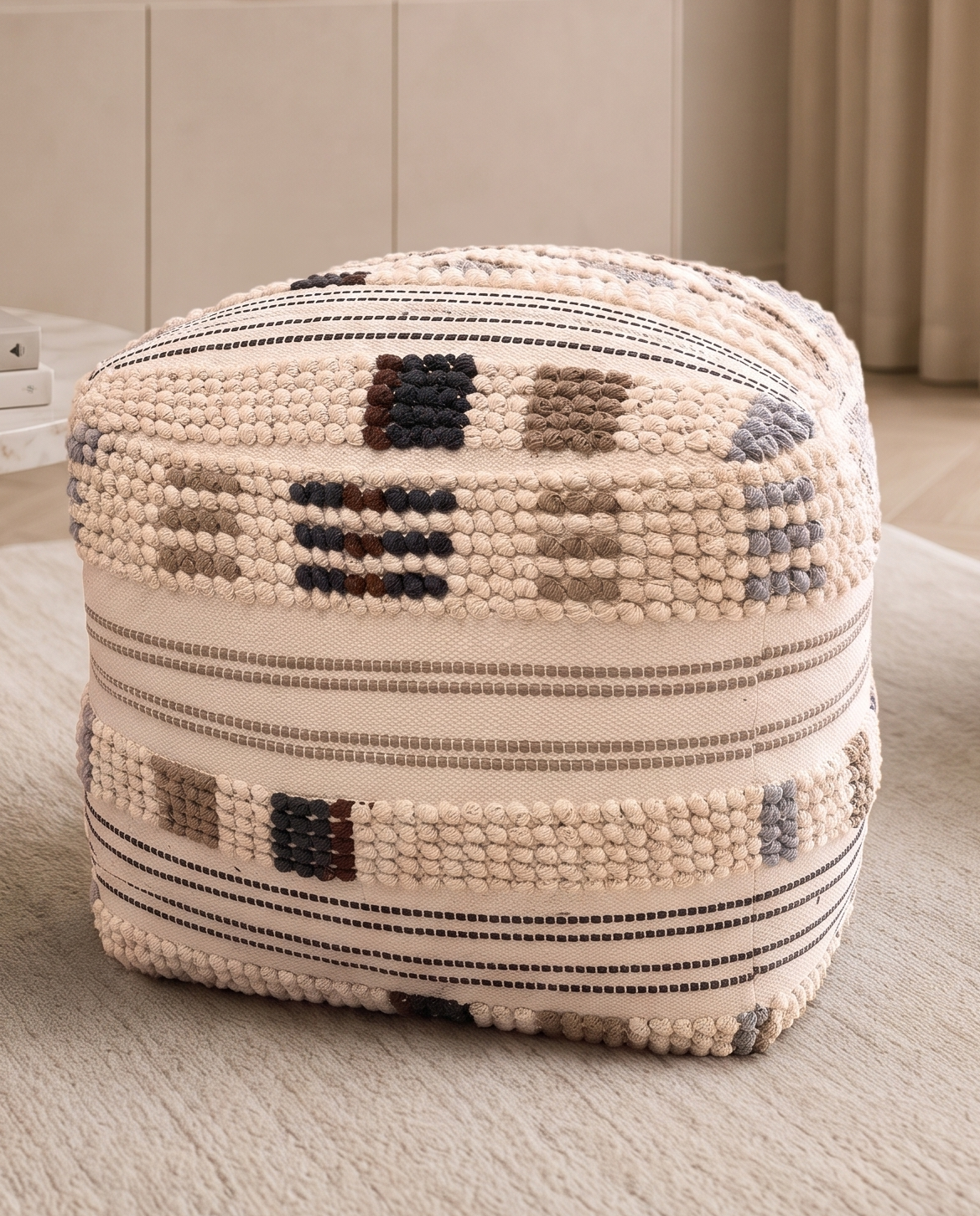Atlas Mosaic Pouf