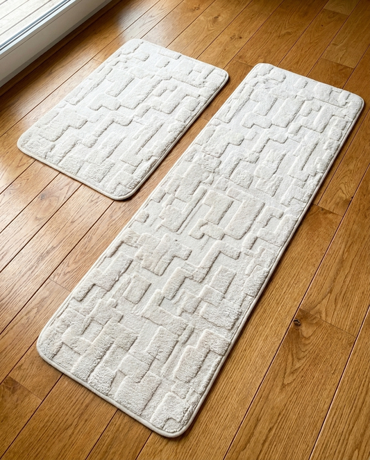 Rabbit Fur Rug (2pcs)