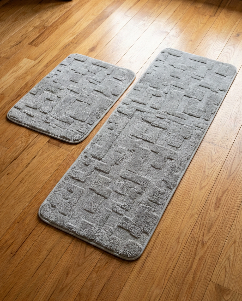 Rabbit Fur Rug (2pcs)