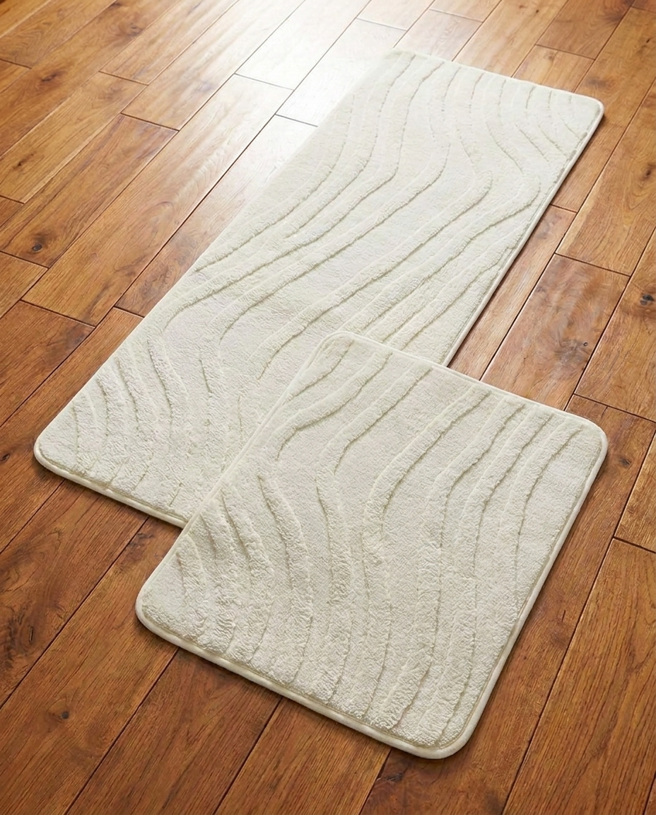 Rabbit Fur DecorLine Rug (2pcs)
