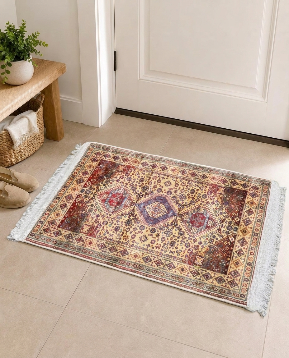 Saffron Bazaar Decorative Rug 85x50cm