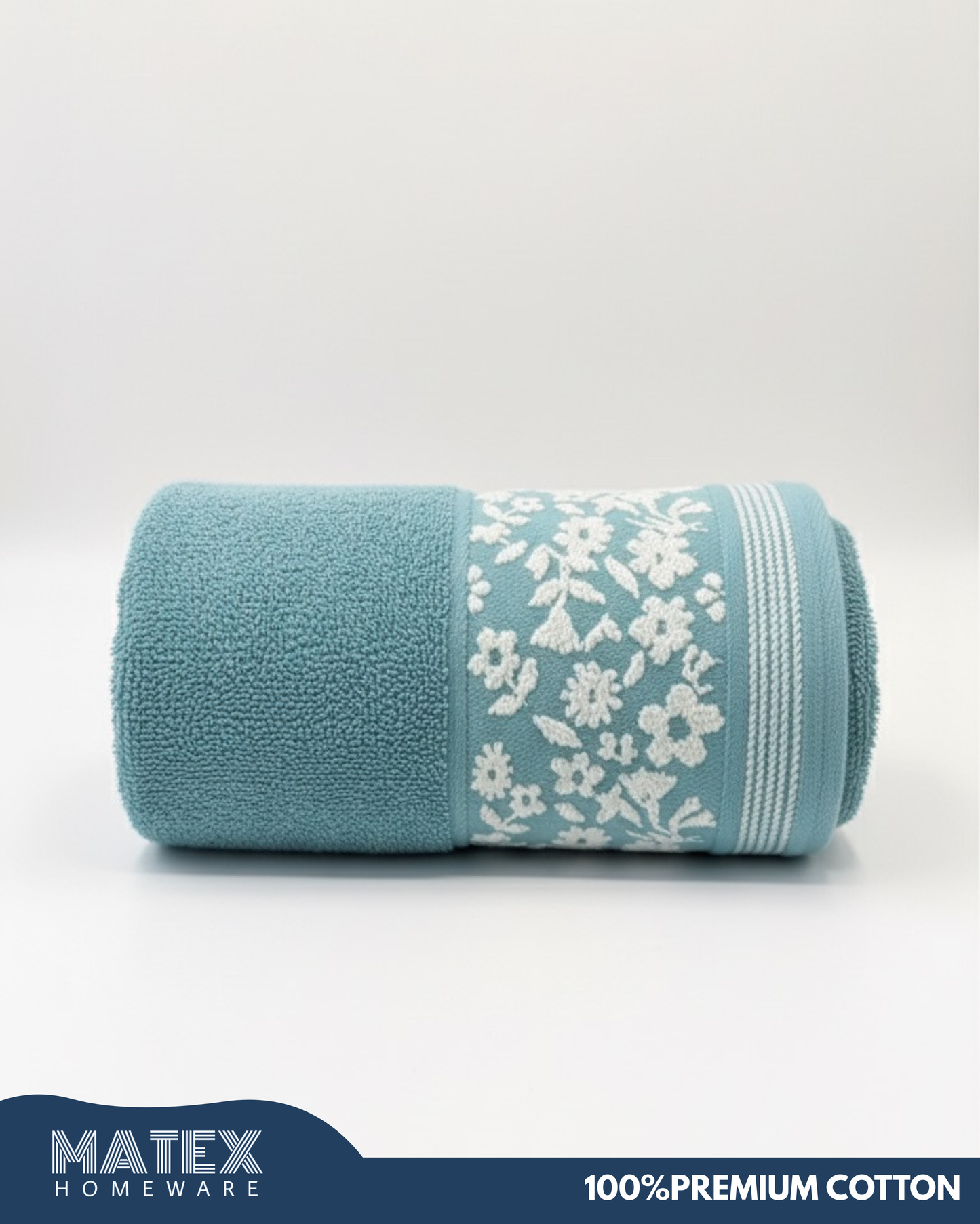 HAYA Medium Premium Cotton Aqua 50x90cm Towel