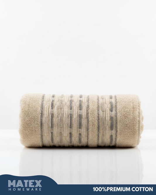 HAYA Medium Premium Cotton Beige 50x90cm Towel