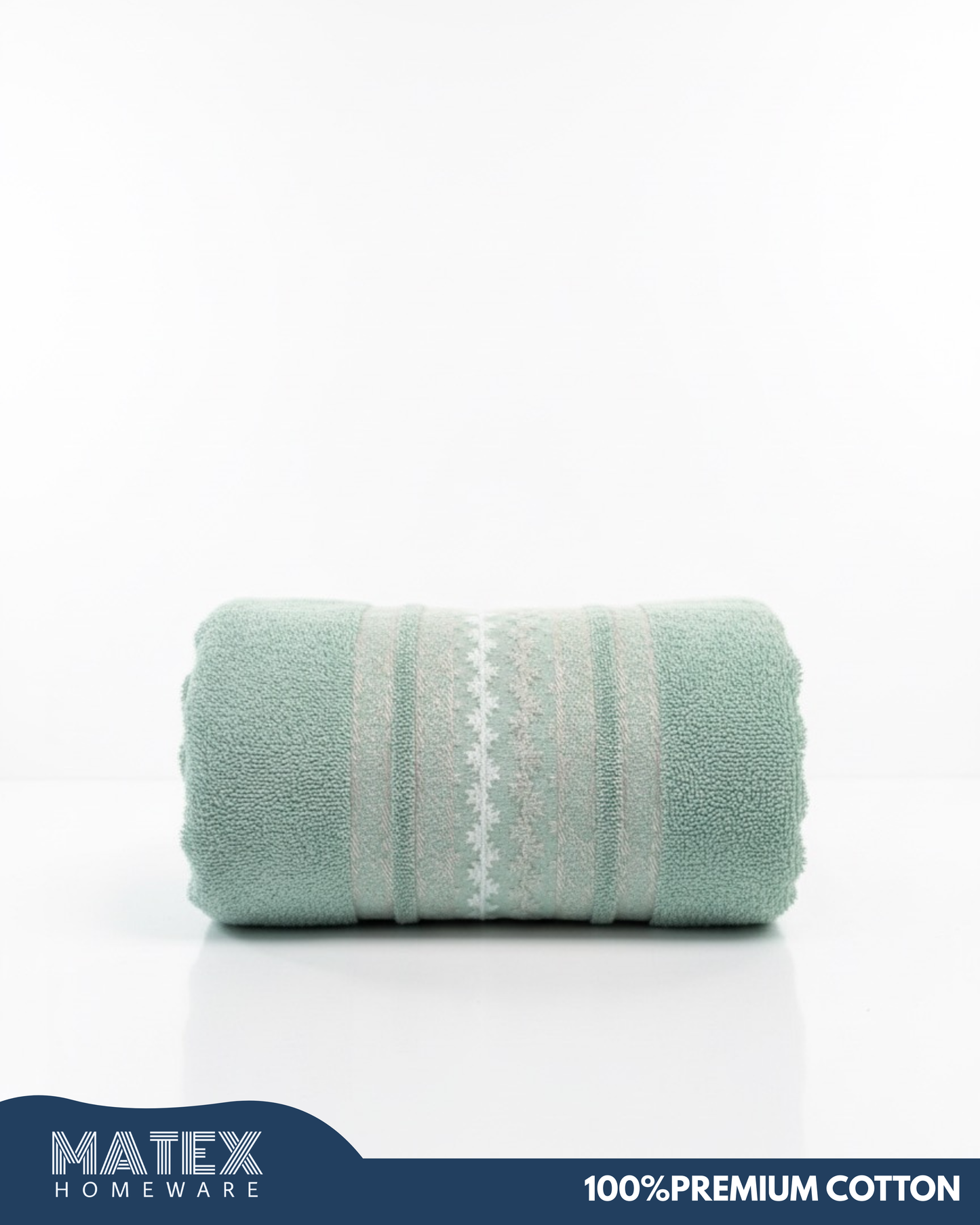 HAYA Medium Premium Cotton Bright Mint 50x90cm Towel
