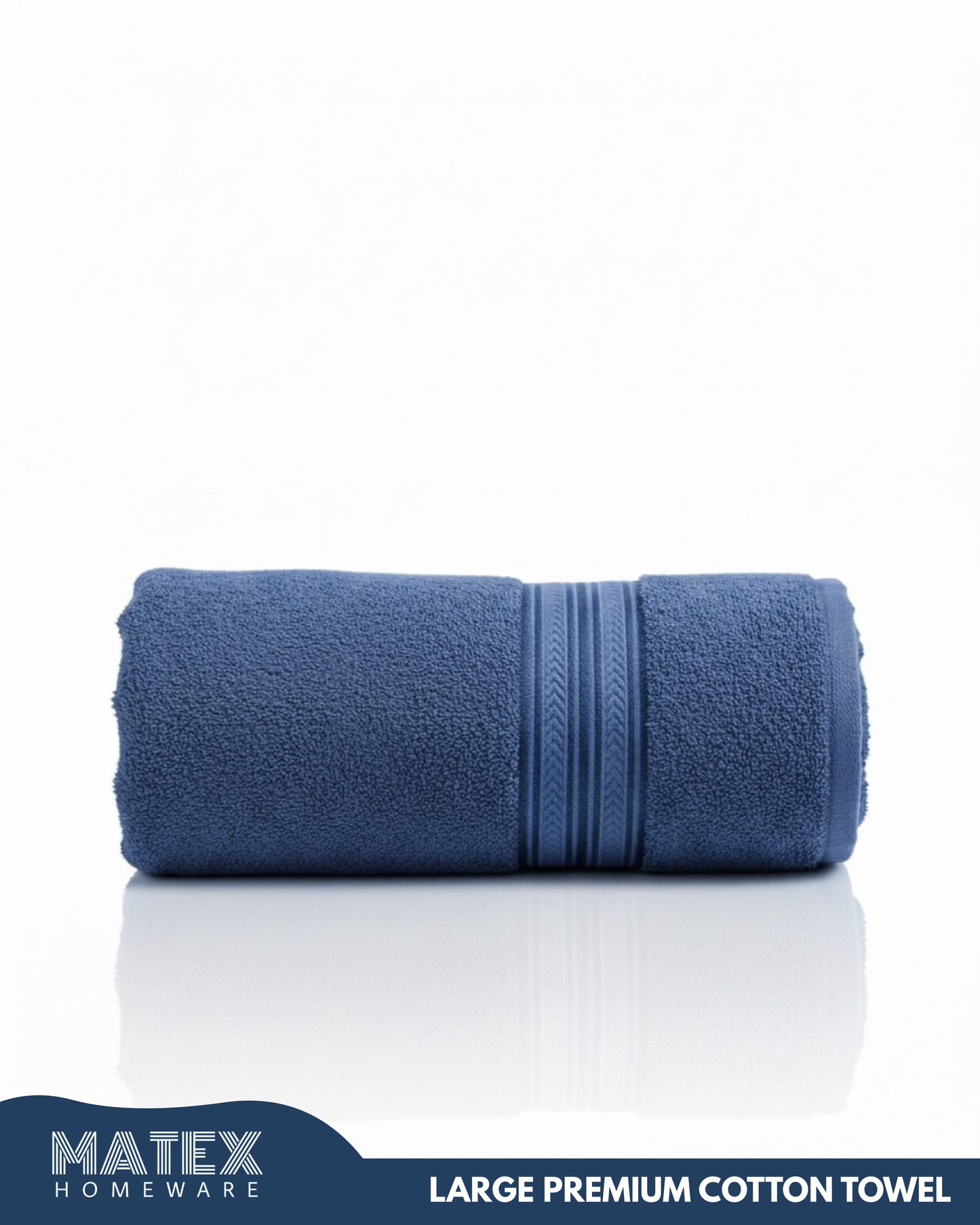 HAYA Large Premium Navy Cotton 70x140 Towel