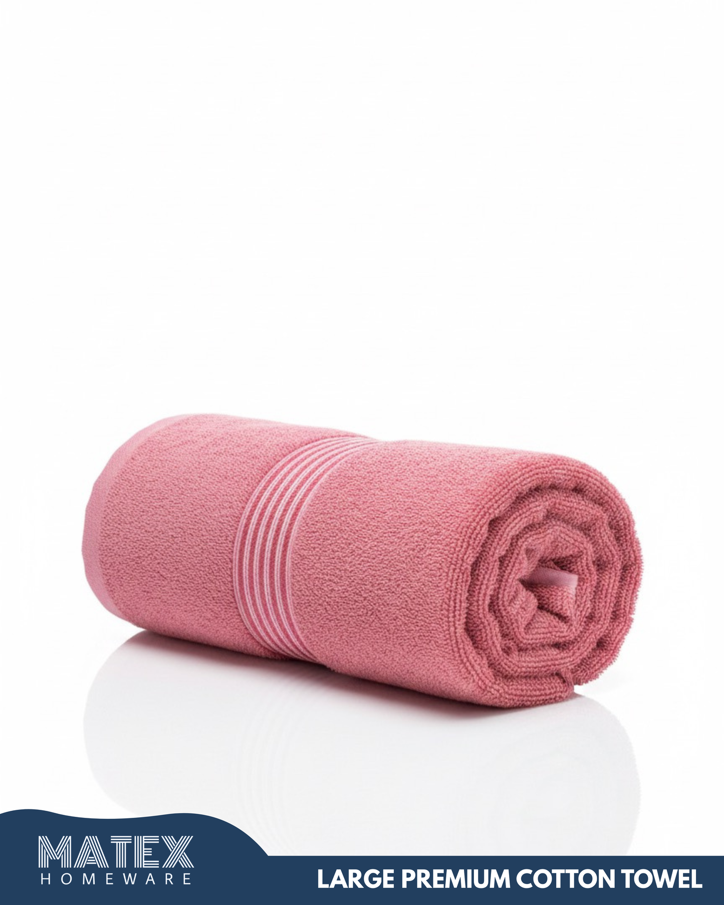 HAYA Large Premium Cotton SolidPink 70x140 Towel