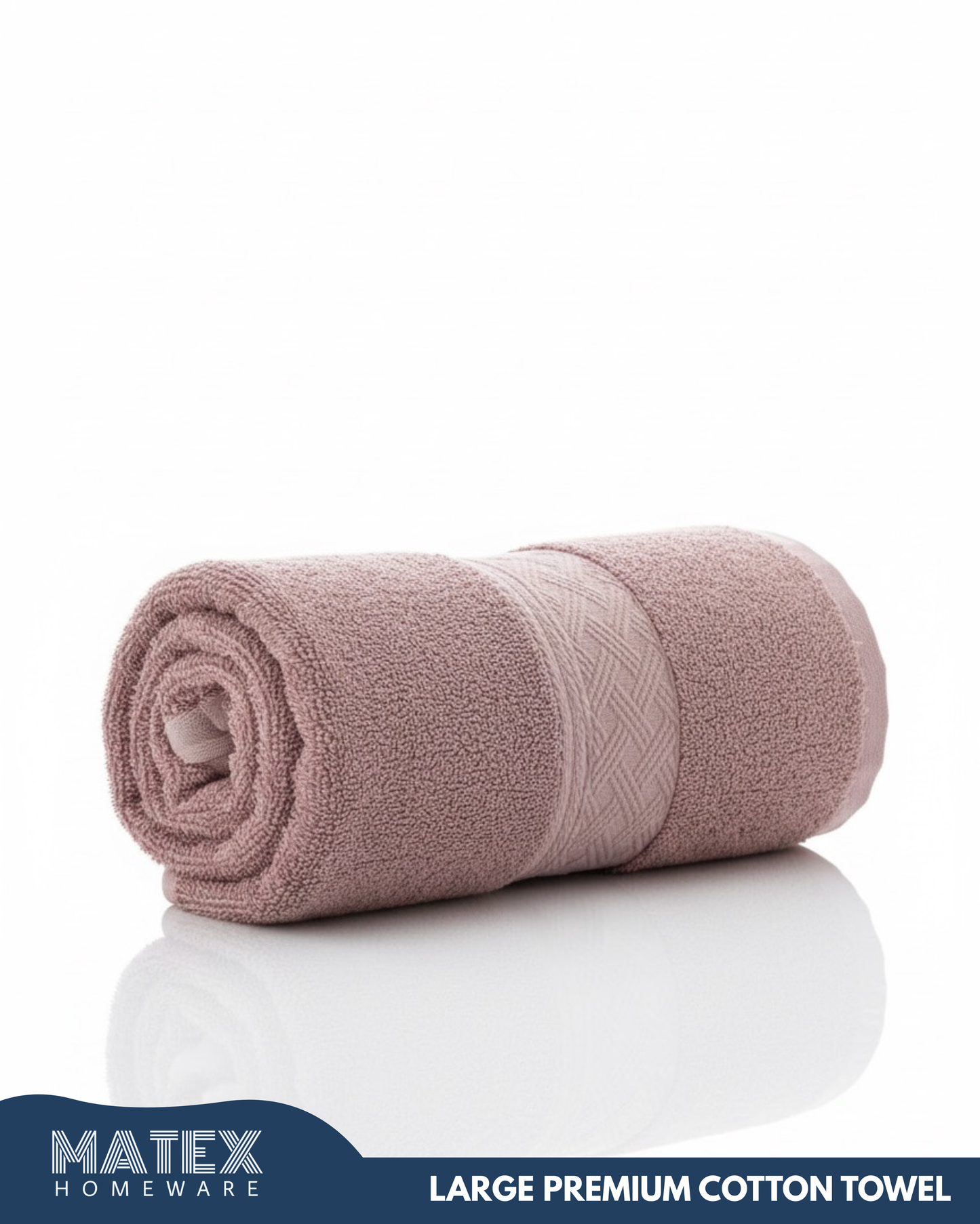 HAYA Large Premium Cotton DustyRose 70x140 Towel