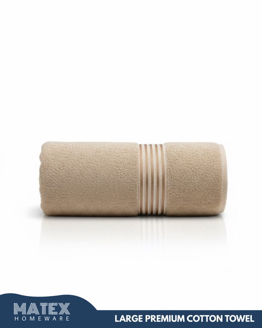 HAYA Large Premium Cotton GoldBrown 70x140 Towel