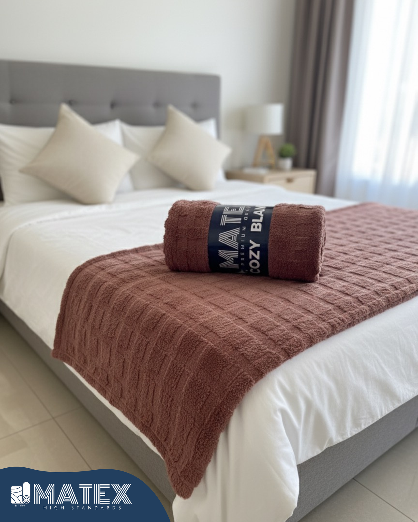 MATEX® VelourPlush Cozy Blanket