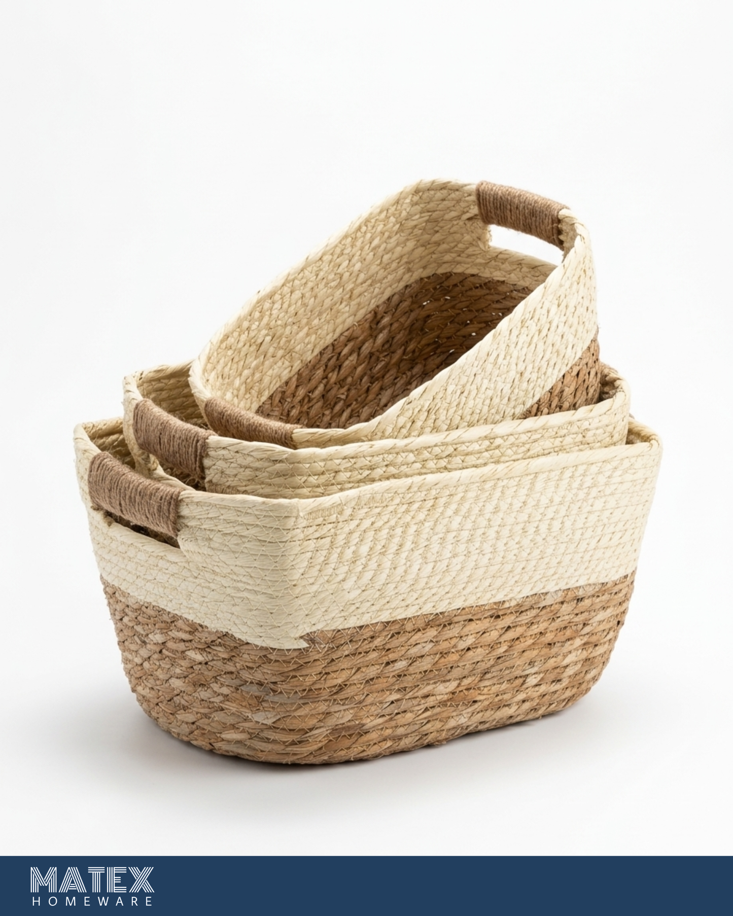 Woven Classy Basket Set Storage