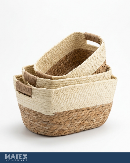 Woven Classy Basket Set Storage