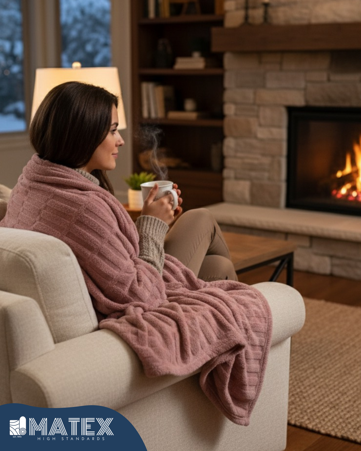 MATEX® VelourPlush Cozy Blanket