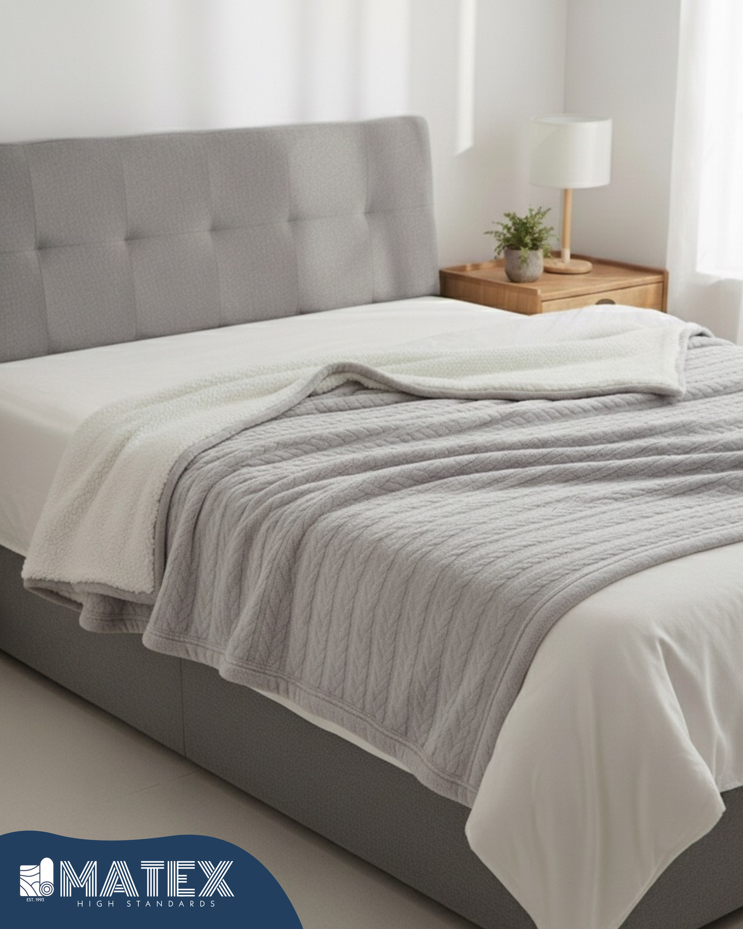 MATEX® Bed Sherpa Soft Fleece BLANKET